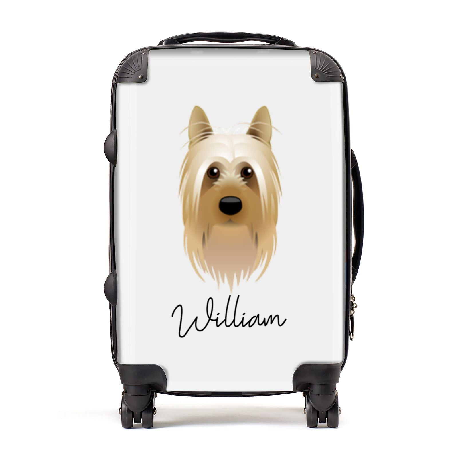 Australian Silky Terrier Personalised Suitcase