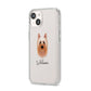 Australian Silky Terrier Personalised iPhone 14 Clear Tough Case Starlight Angled Image