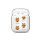 Australian Terrier Icon with Name AirPods Case