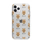 Australian Terrier Icon with Name Apple iPhone 11 Pro in Silver with Bumper Case