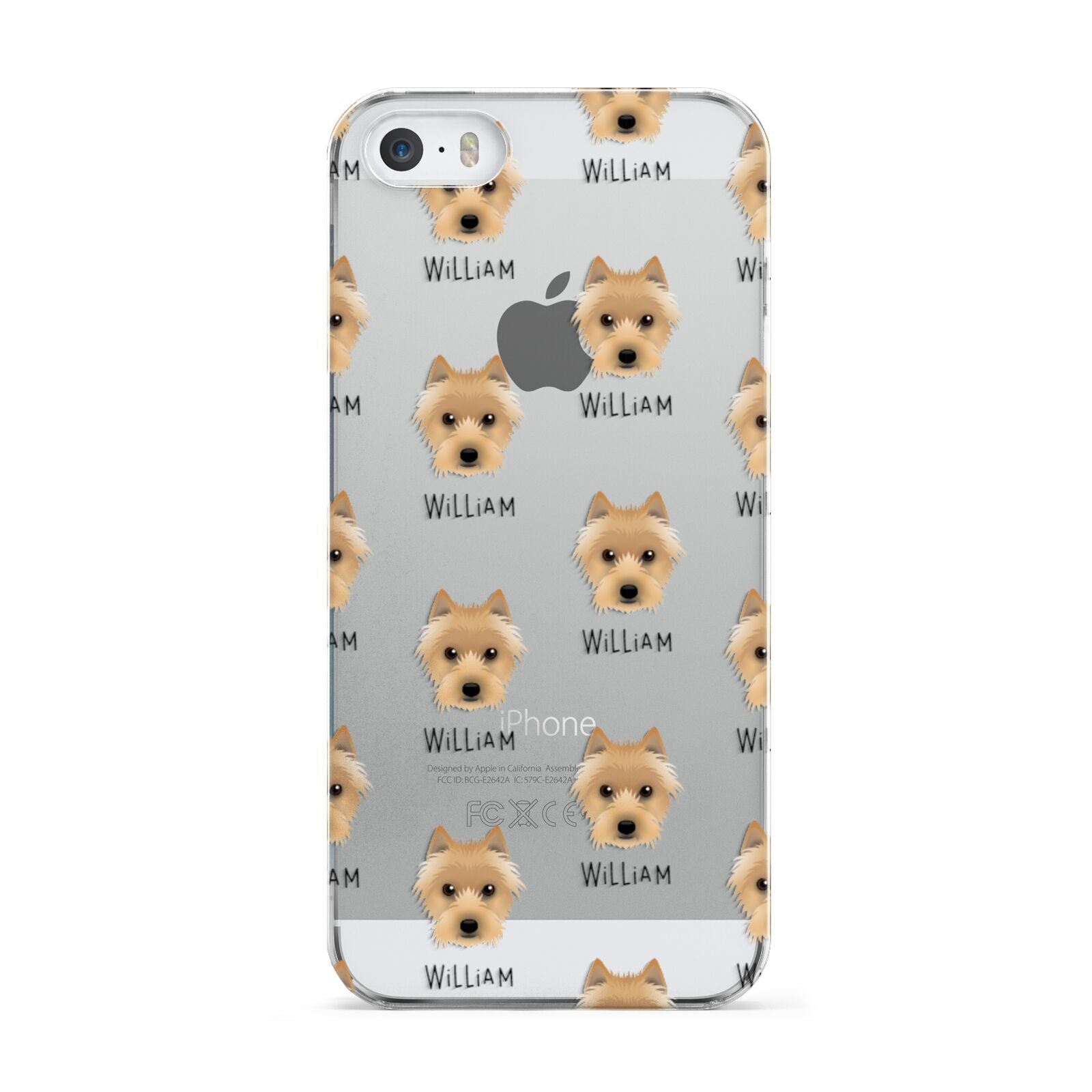 Australian Terrier Icon with Name Apple iPhone 5 Case