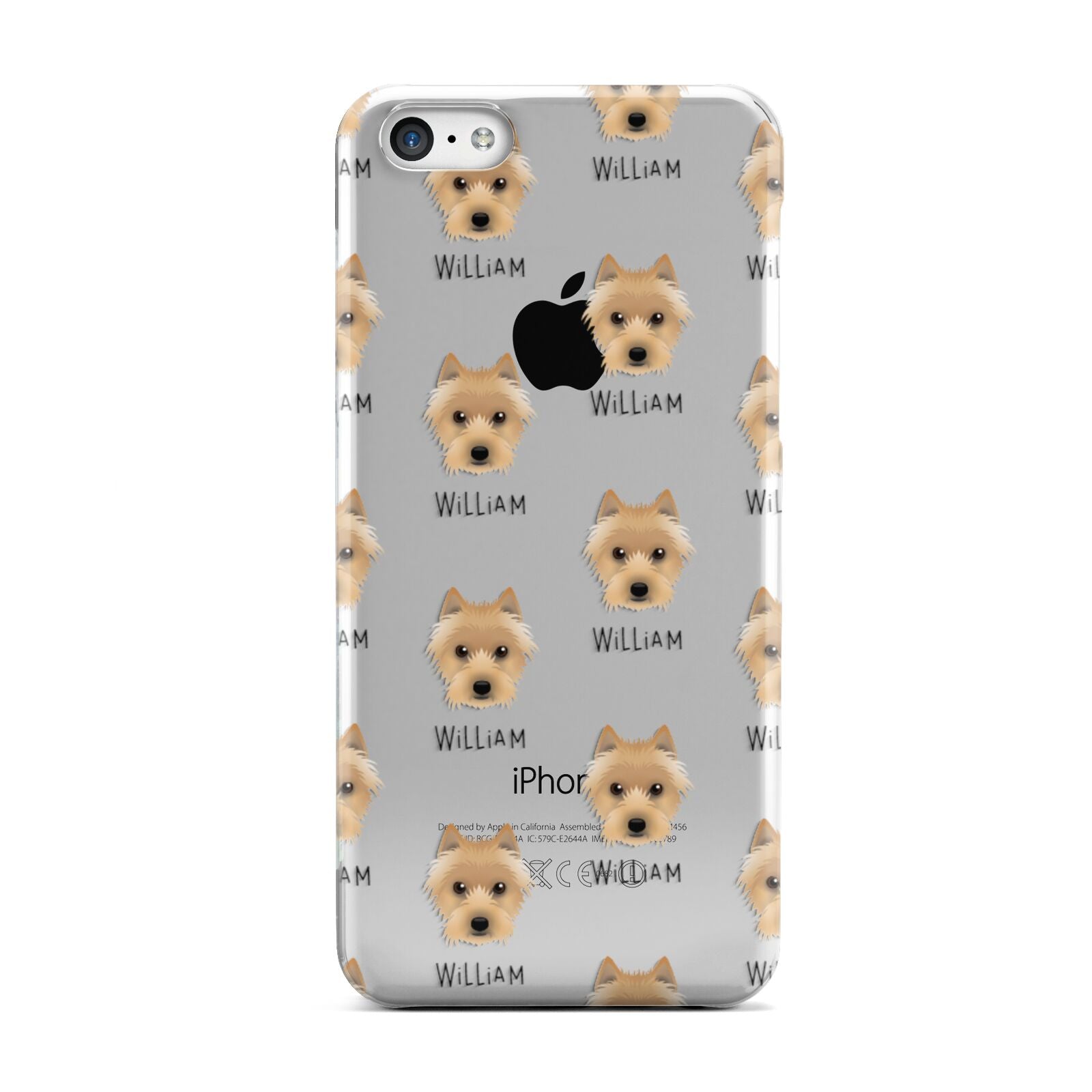Australian Terrier Icon with Name Apple iPhone 5c Case