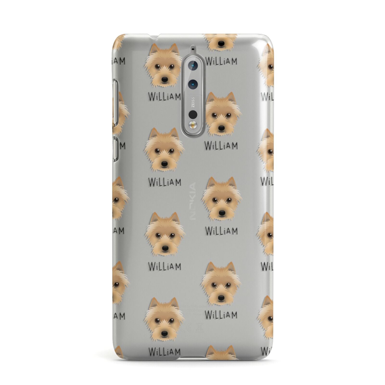 Australian Terrier Icon with Name Nokia Case