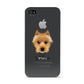 Australian Terrier Personalised Apple iPhone 4s Case