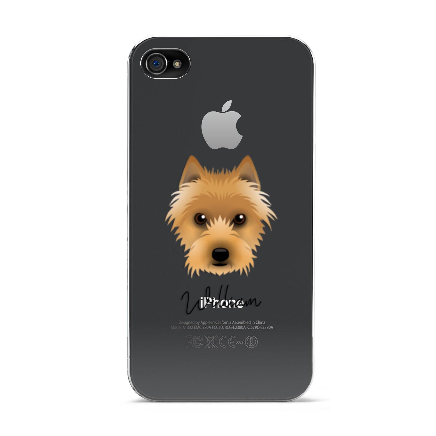 Australian Terrier Personalised Apple iPhone 4s Case