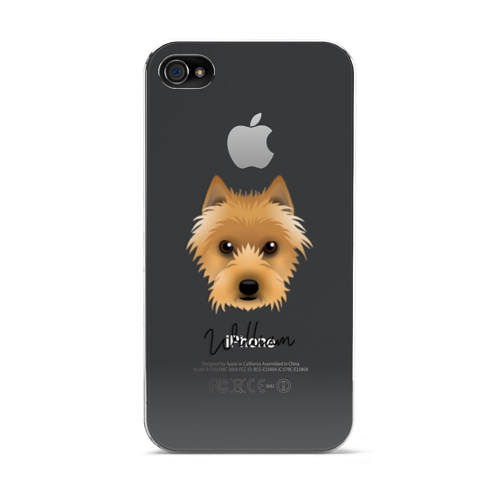 Australian Terrier Personalised Apple iPhone 4s Case