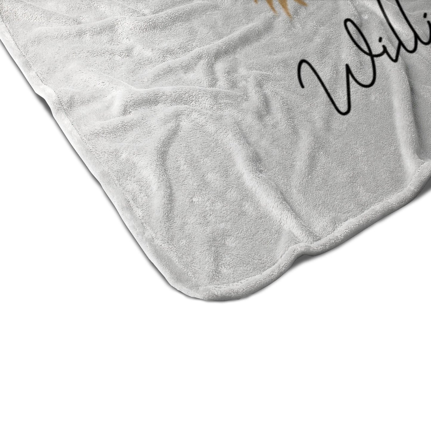 Australian Terrier Personalised Fleece Blanket Edging