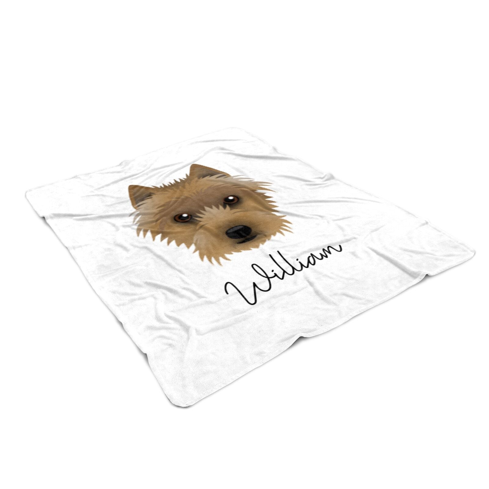 Australian Terrier Personalised Medium Fleece Blankets