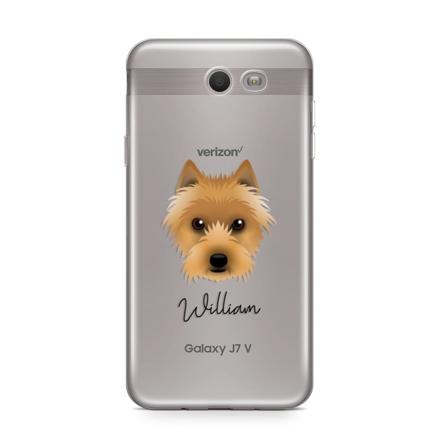 Australian Terrier Personalised Samsung Galaxy J7 2017 Case