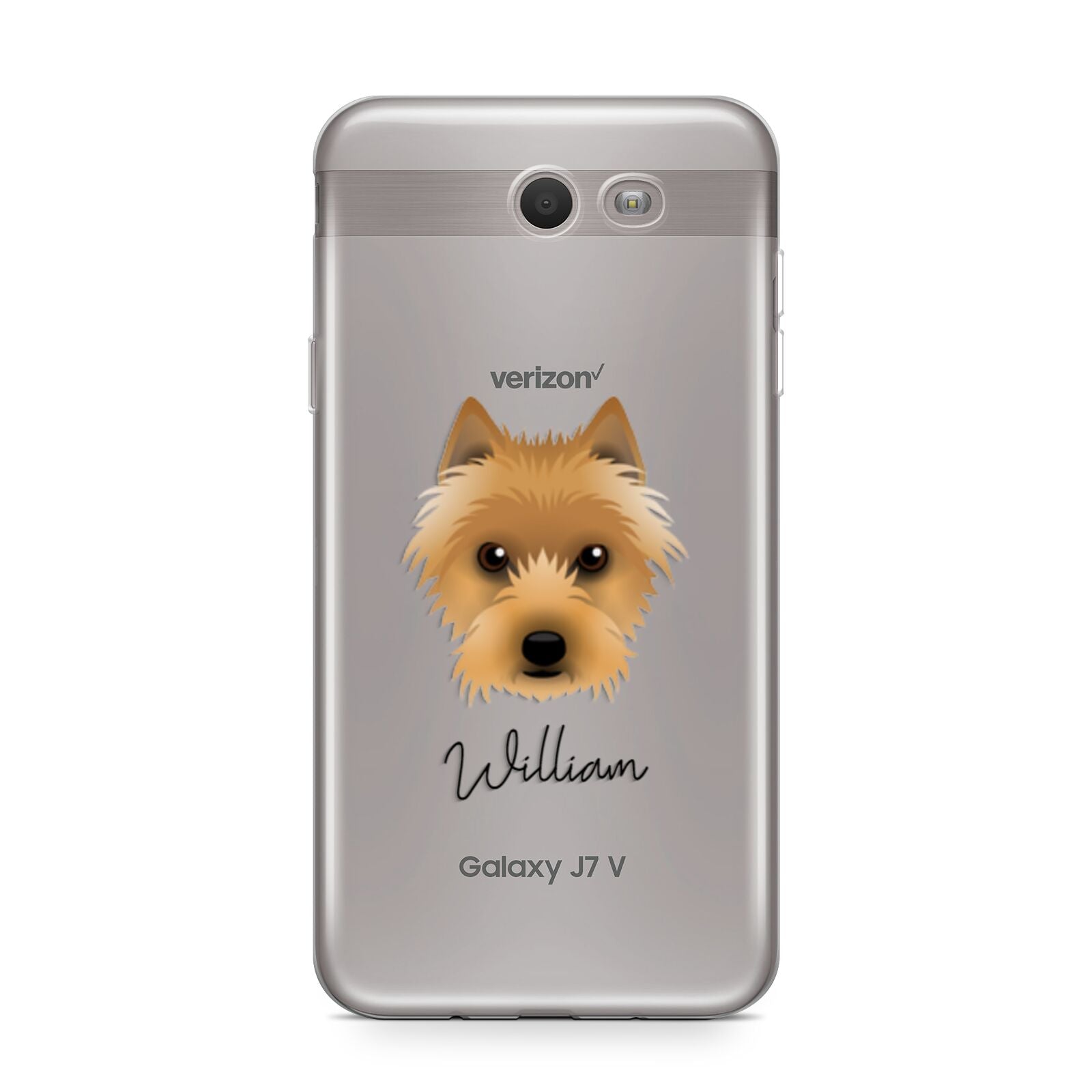 Australian Terrier Personalised Samsung Galaxy J7 2017 Case
