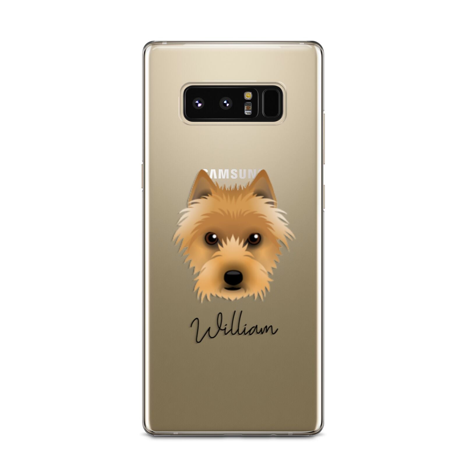 Australian Terrier Personalised Samsung Galaxy Note 8 Case