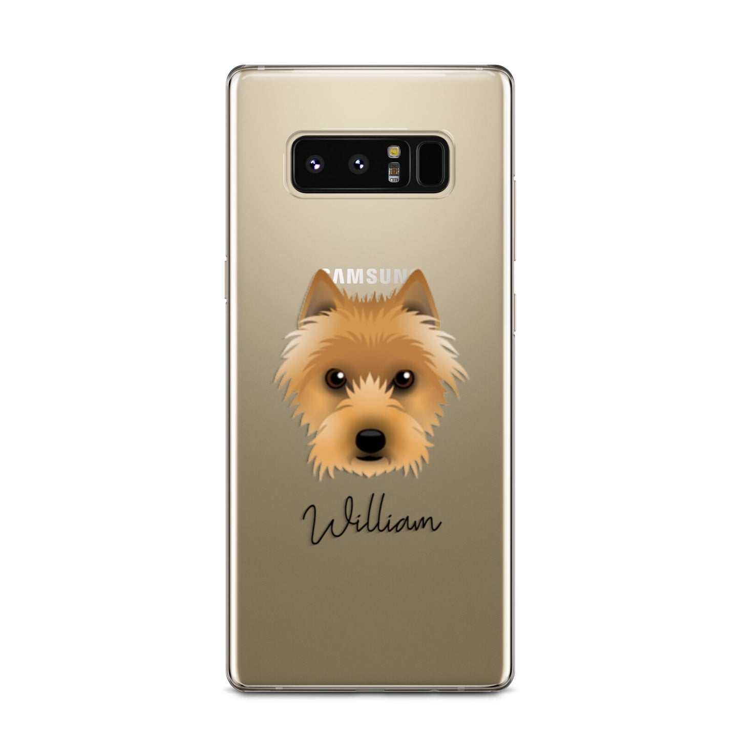 Australian Terrier Personalised Samsung Galaxy Note 8 Case