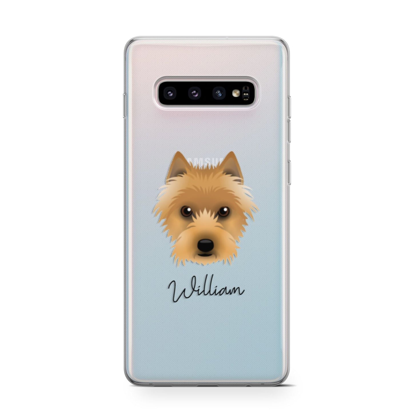 Australian Terrier Personalised Samsung Galaxy S10 Case