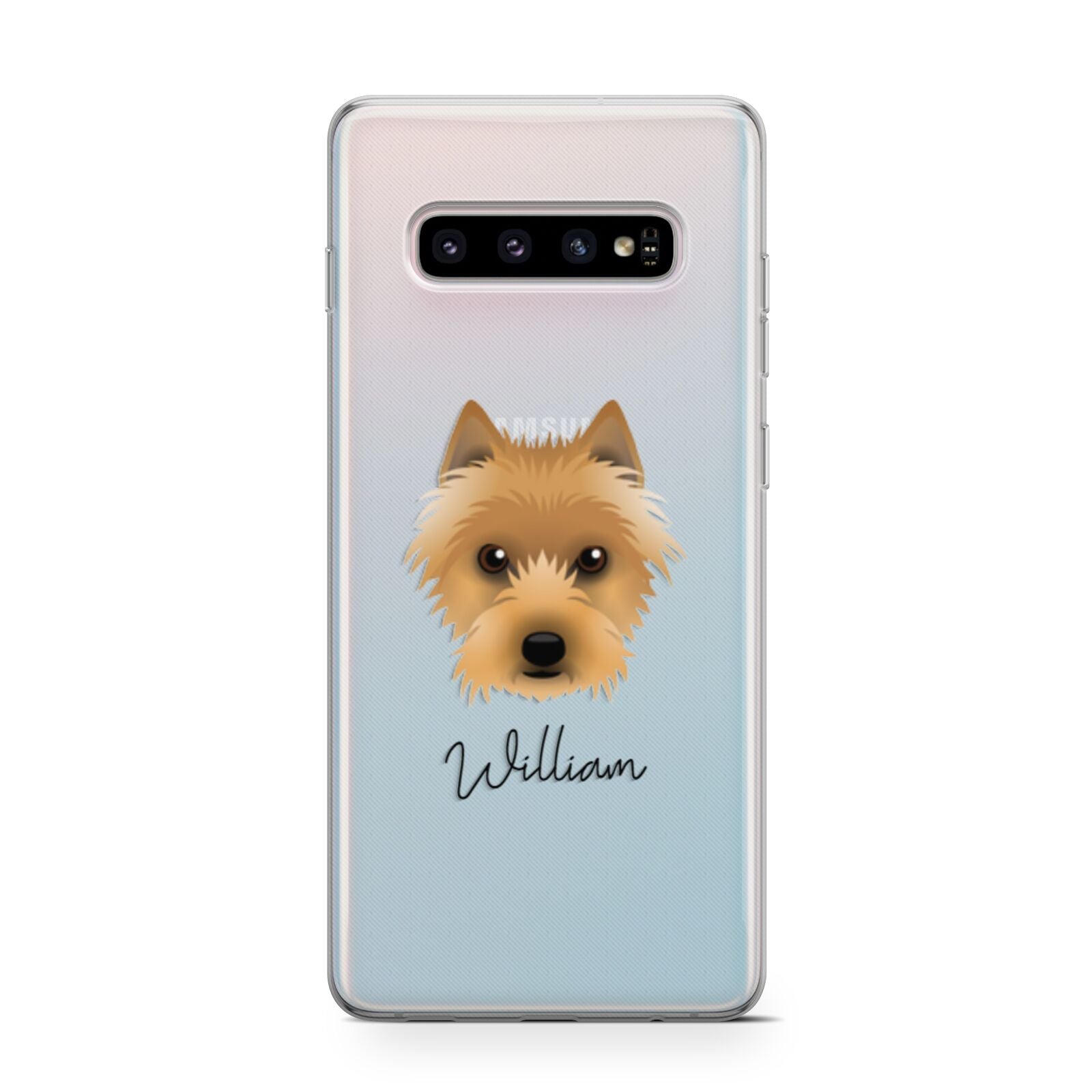 Australian Terrier Personalised Samsung Galaxy S10 Case