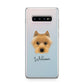 Australian Terrier Personalised Samsung Galaxy S10 Plus Case