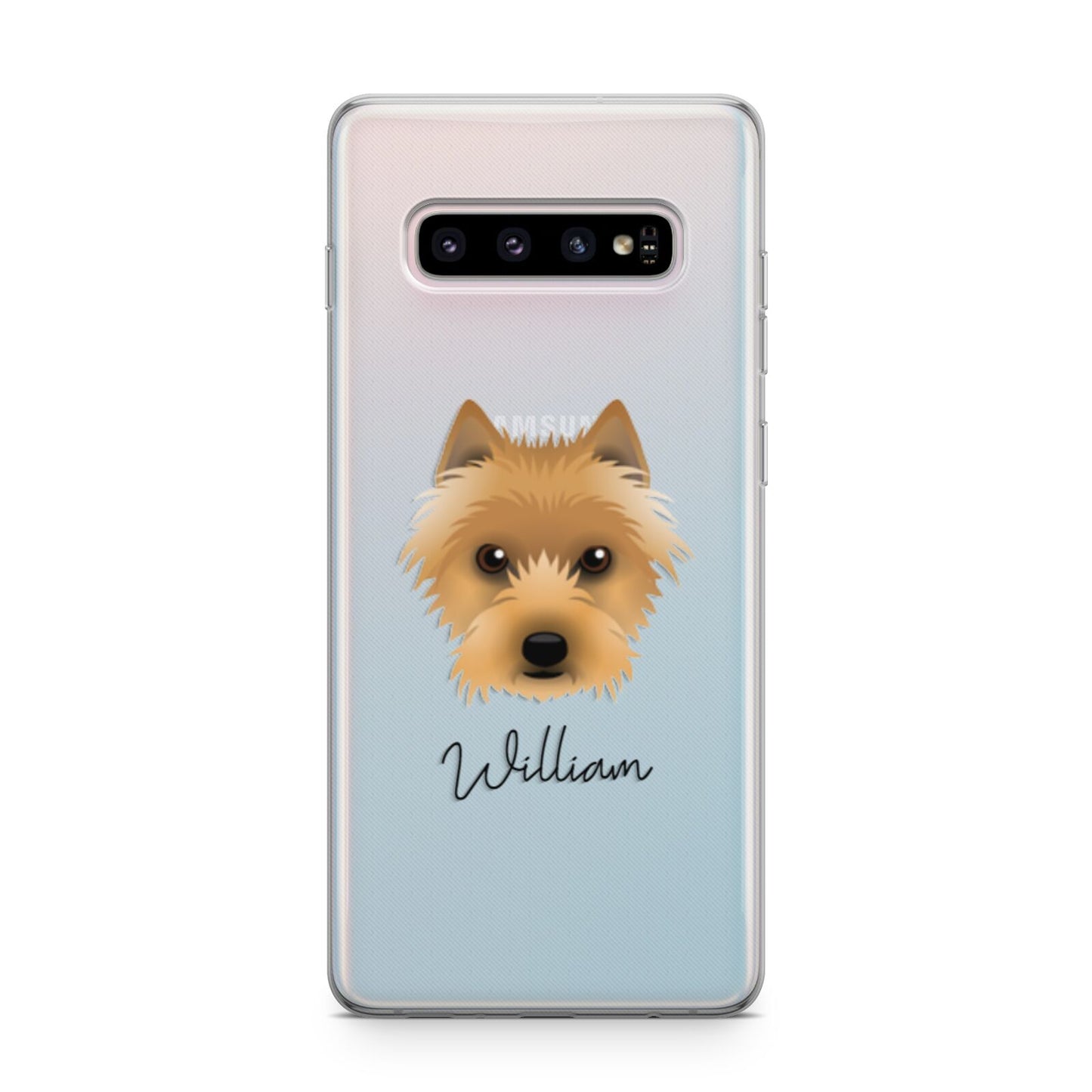 Australian Terrier Personalised Samsung Galaxy S10 Plus Case