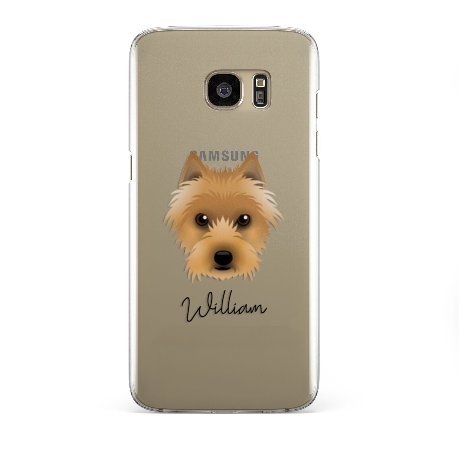 Australian Terrier Personalised Samsung Galaxy S7 Edge Case
