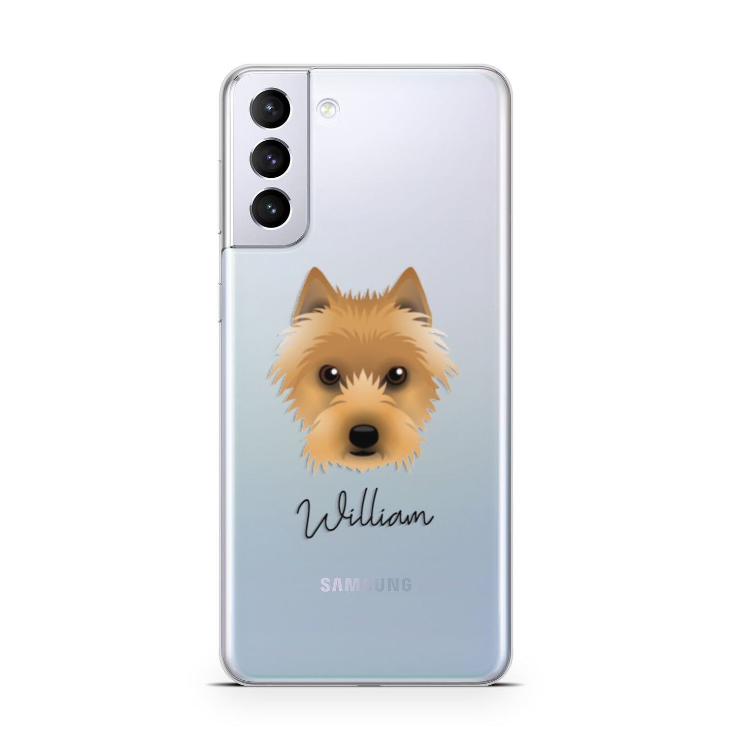 Australian Terrier Personalised Samsung S21 Plus Phone Case