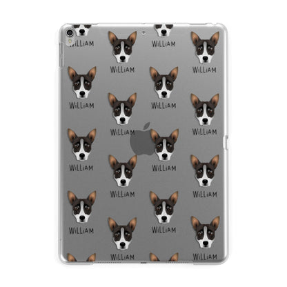 Australian Working Kelpie Icon with Name Apple iPad Silver Case