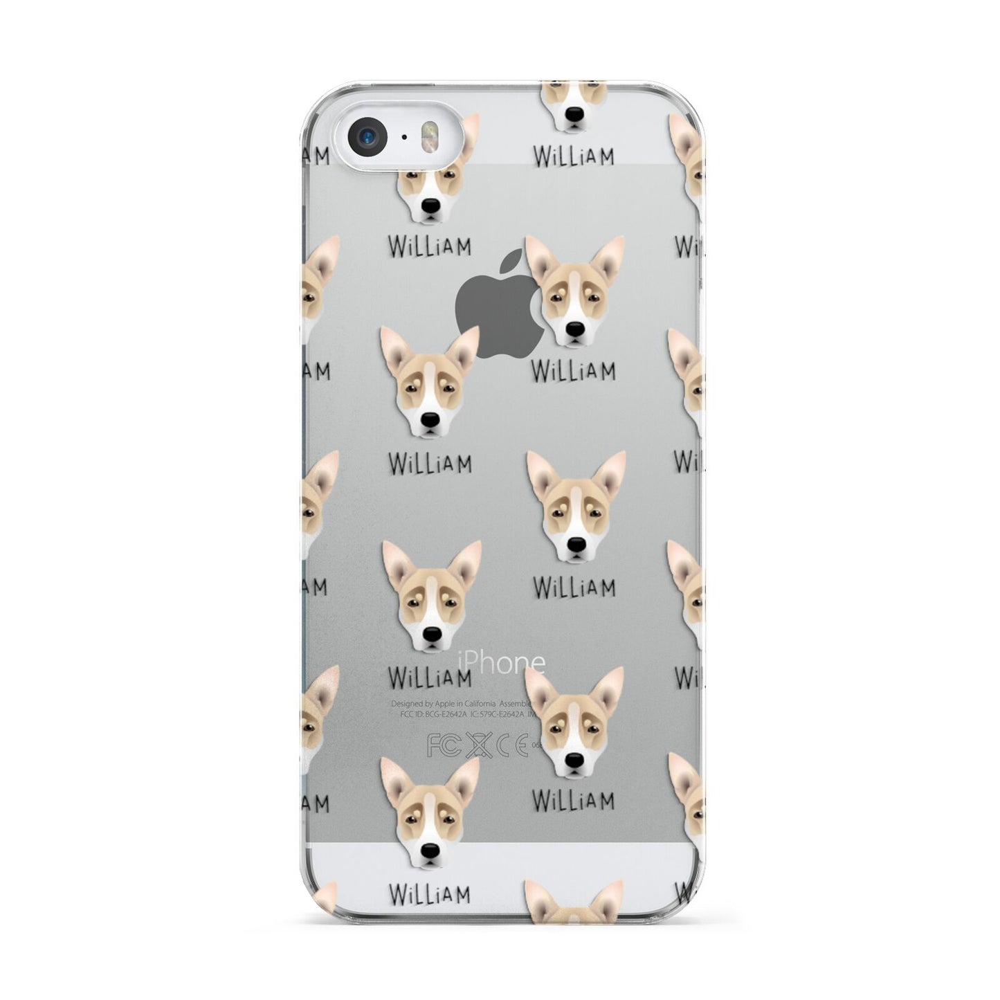 Australian Working Kelpie Icon with Name Apple iPhone 5 Case