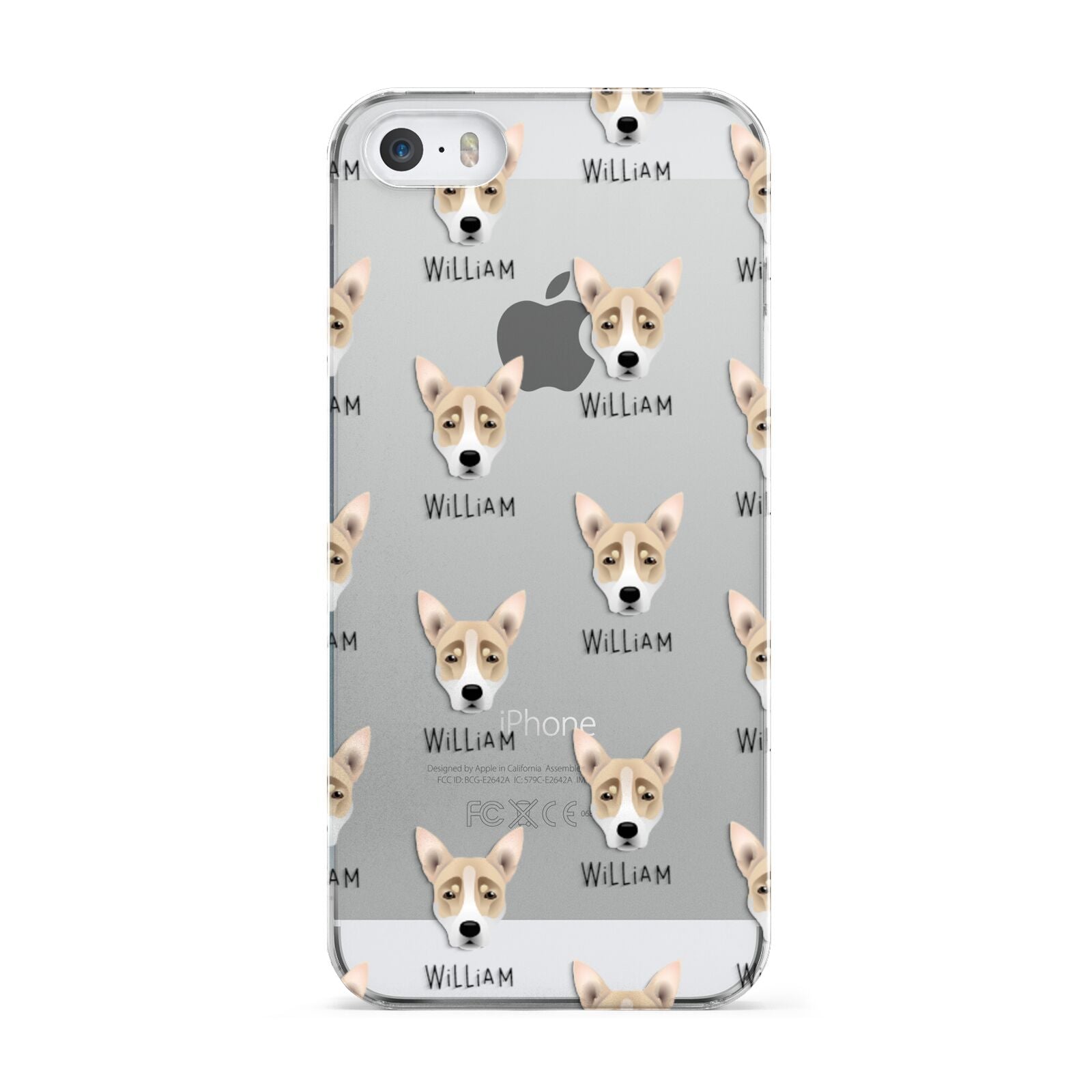 Australian Working Kelpie Icon with Name Apple iPhone 5 Case
