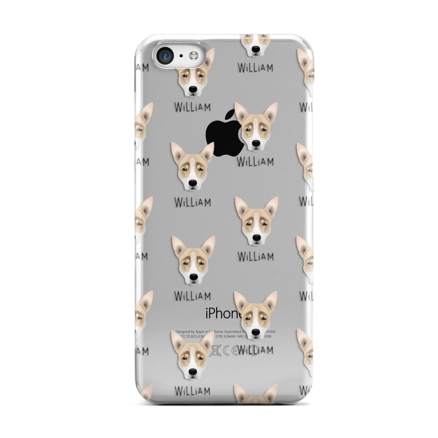 Australian Working Kelpie Icon with Name Apple iPhone 5c Case