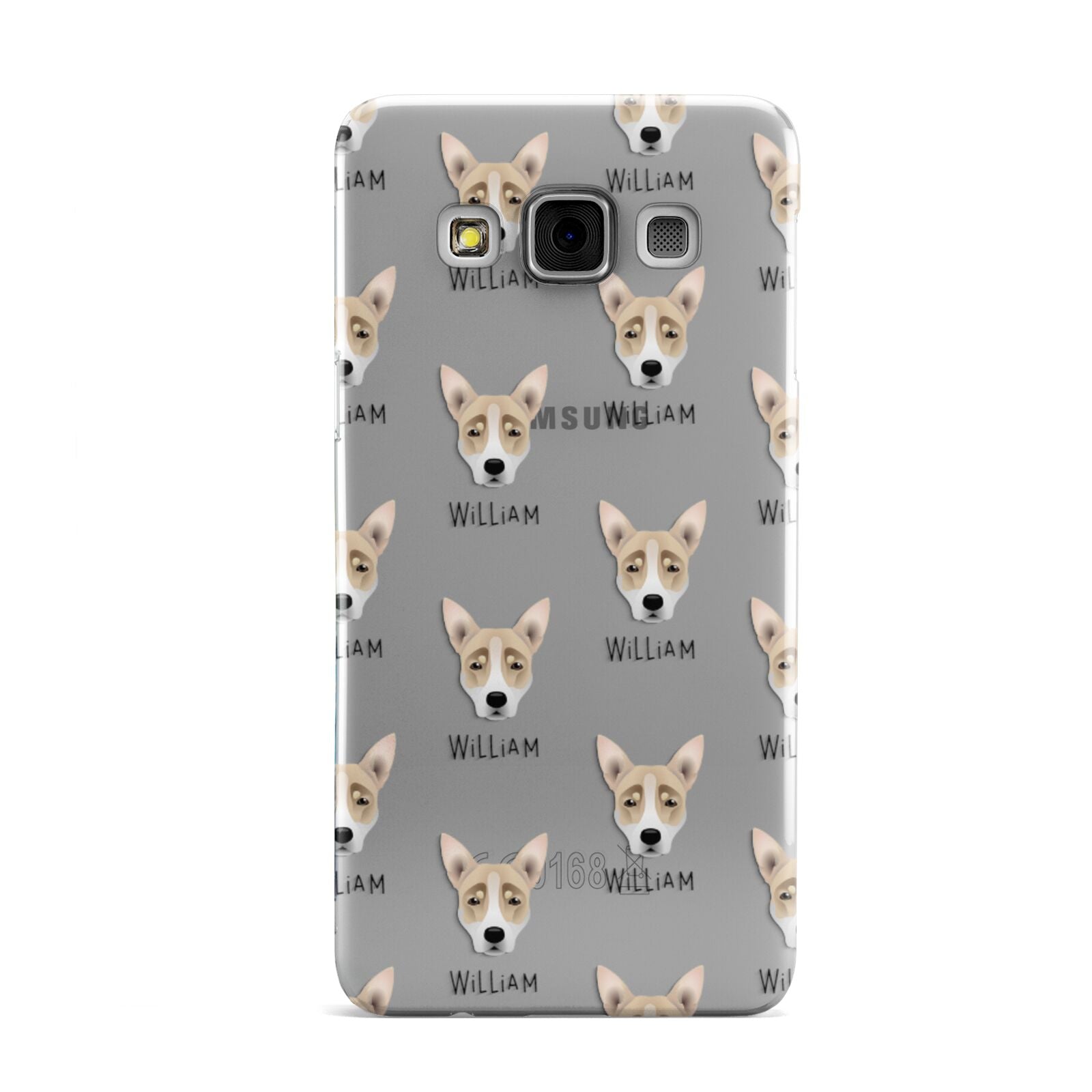 Australian Working Kelpie Icon with Name Samsung Galaxy A3 Case