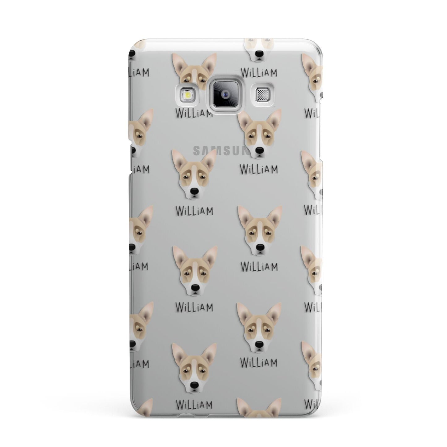 Australian Working Kelpie Icon with Name Samsung Galaxy A7 2015 Case