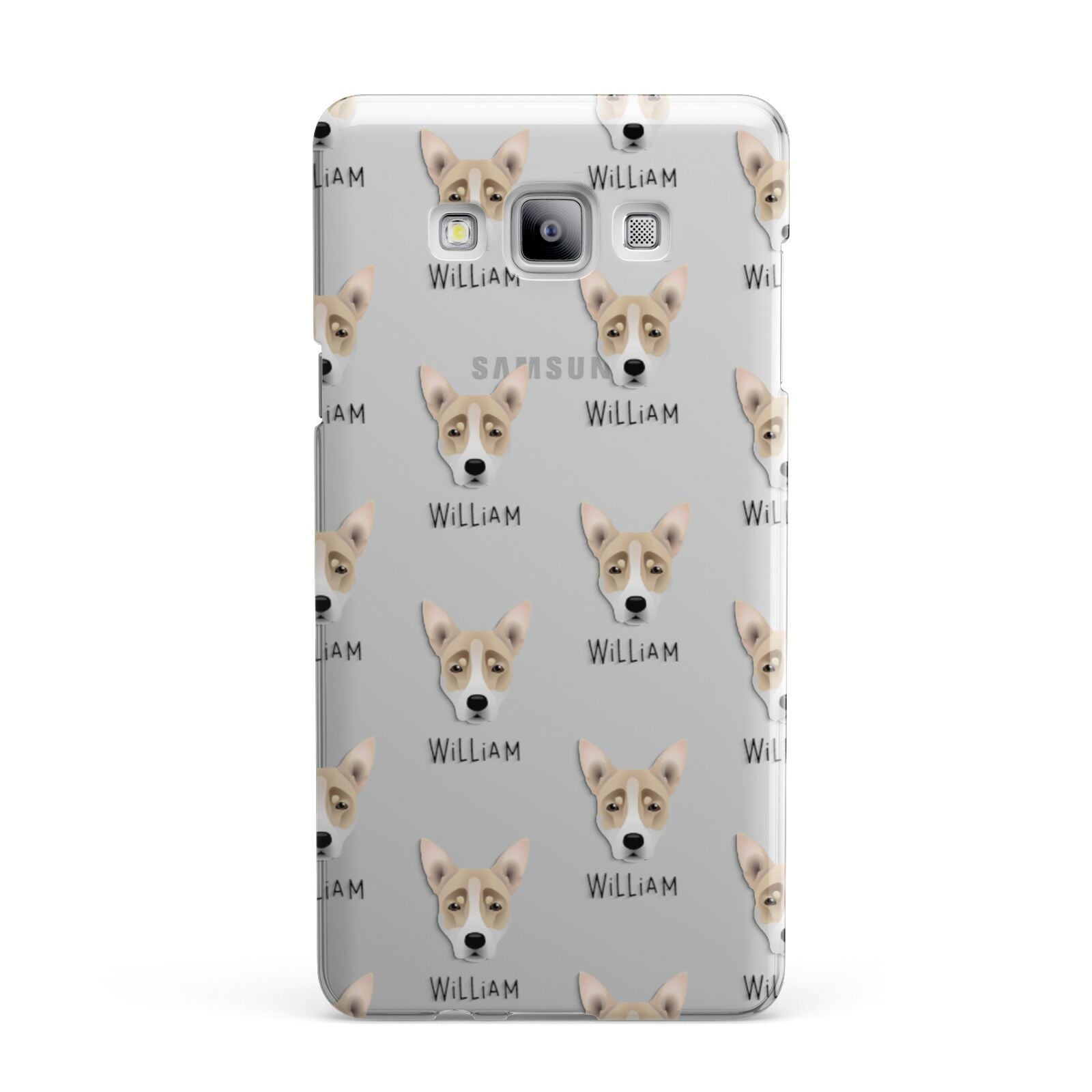 Australian Working Kelpie Icon with Name Samsung Galaxy A7 2015 Case