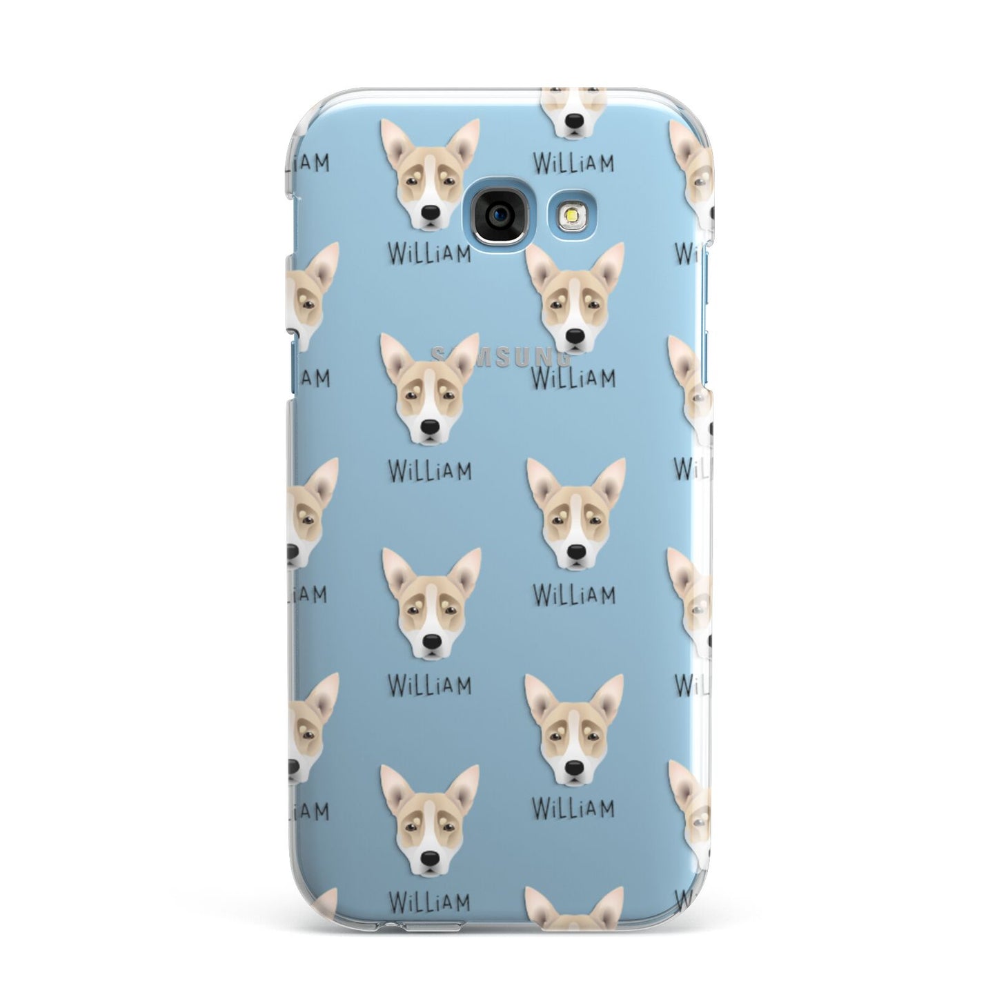 Australian Working Kelpie Icon with Name Samsung Galaxy A7 2017 Case