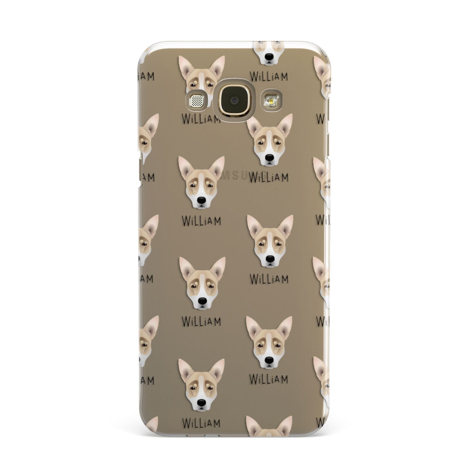 Australian Working Kelpie Icon with Name Samsung Galaxy A8 Case