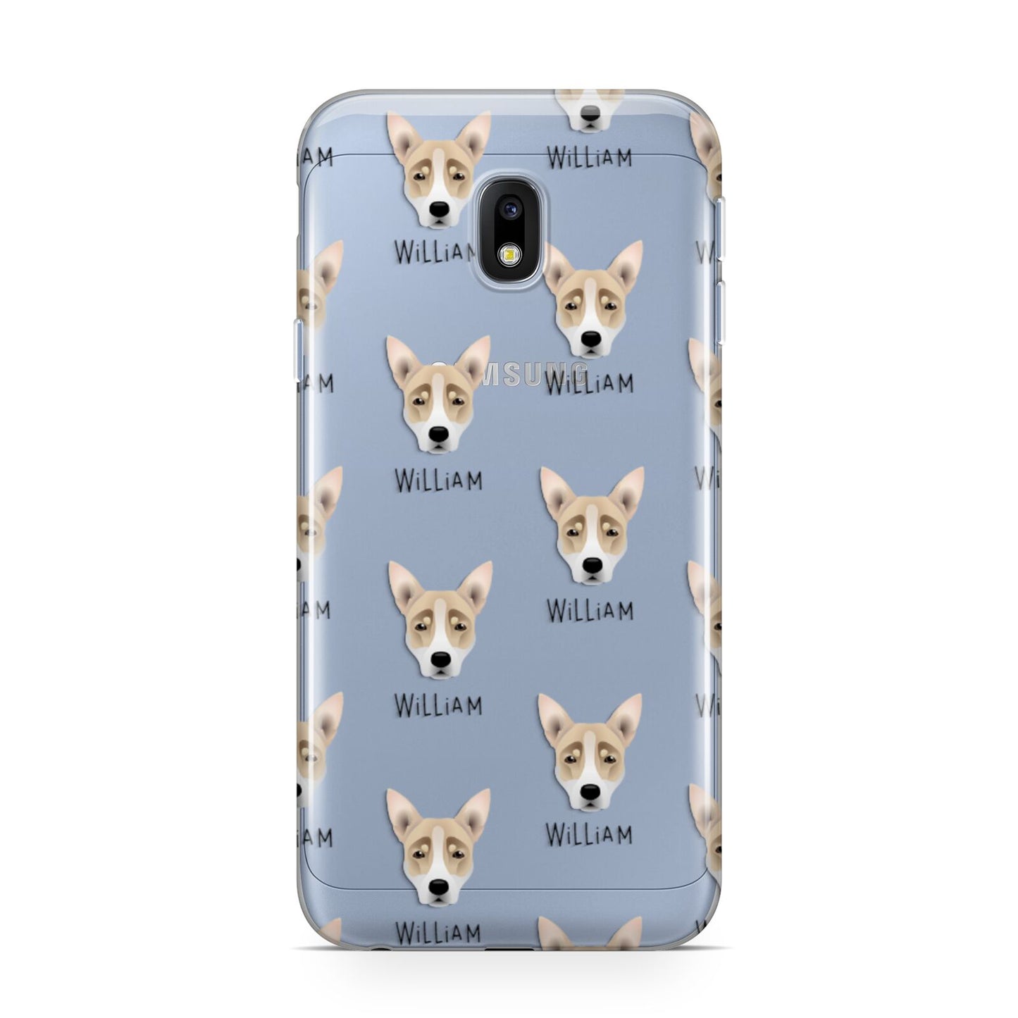 Australian Working Kelpie Icon with Name Samsung Galaxy J3 2017 Case
