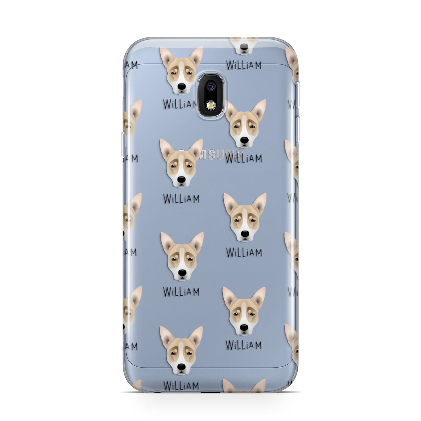 Australian Working Kelpie Icon with Name Samsung Galaxy J3 2017 Case