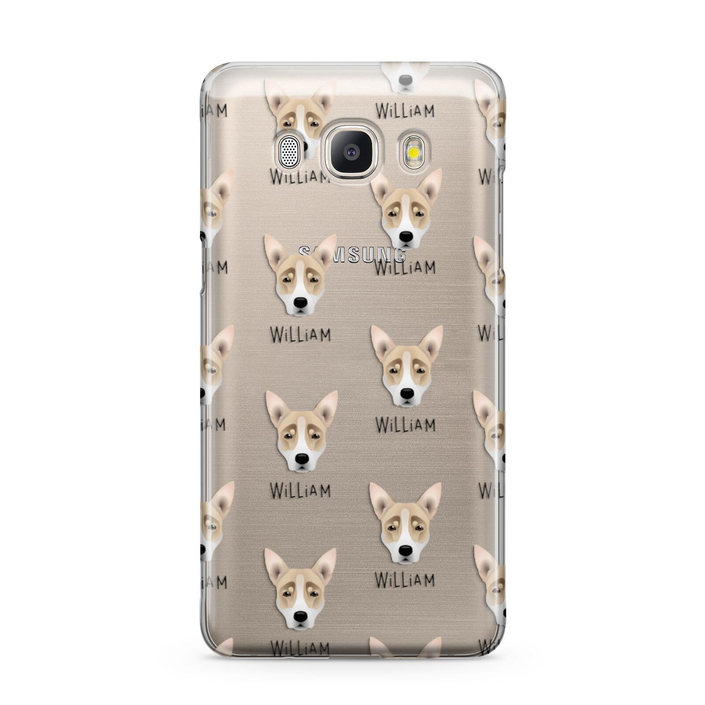 Australian Working Kelpie Icon with Name Samsung Galaxy J5 2016 Case