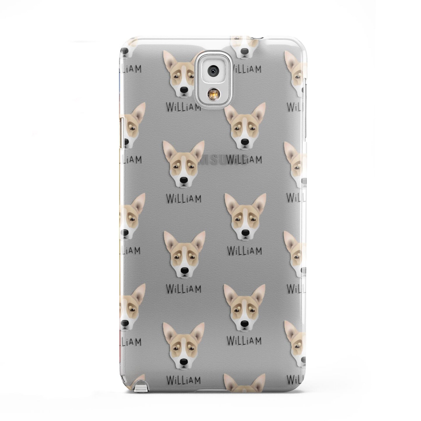 Australian Working Kelpie Icon with Name Samsung Galaxy Note 3 Case