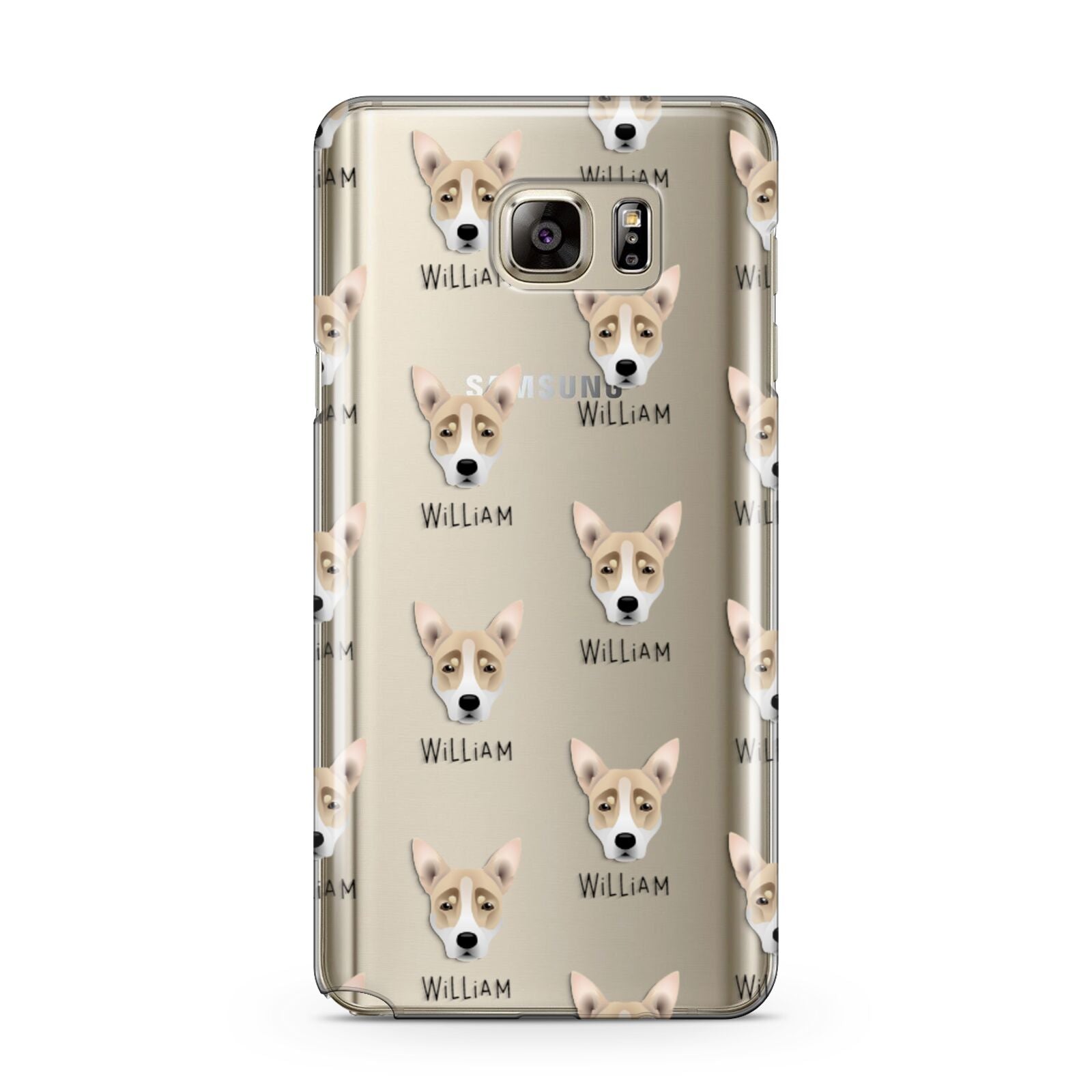 Australian Working Kelpie Icon with Name Samsung Galaxy Note 5 Case