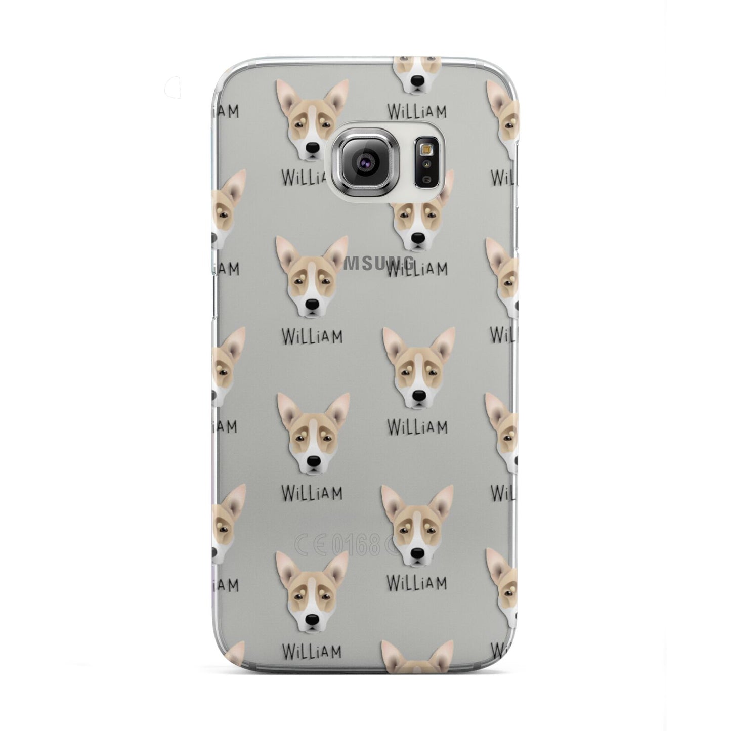 Australian Working Kelpie Icon with Name Samsung Galaxy S6 Edge Case