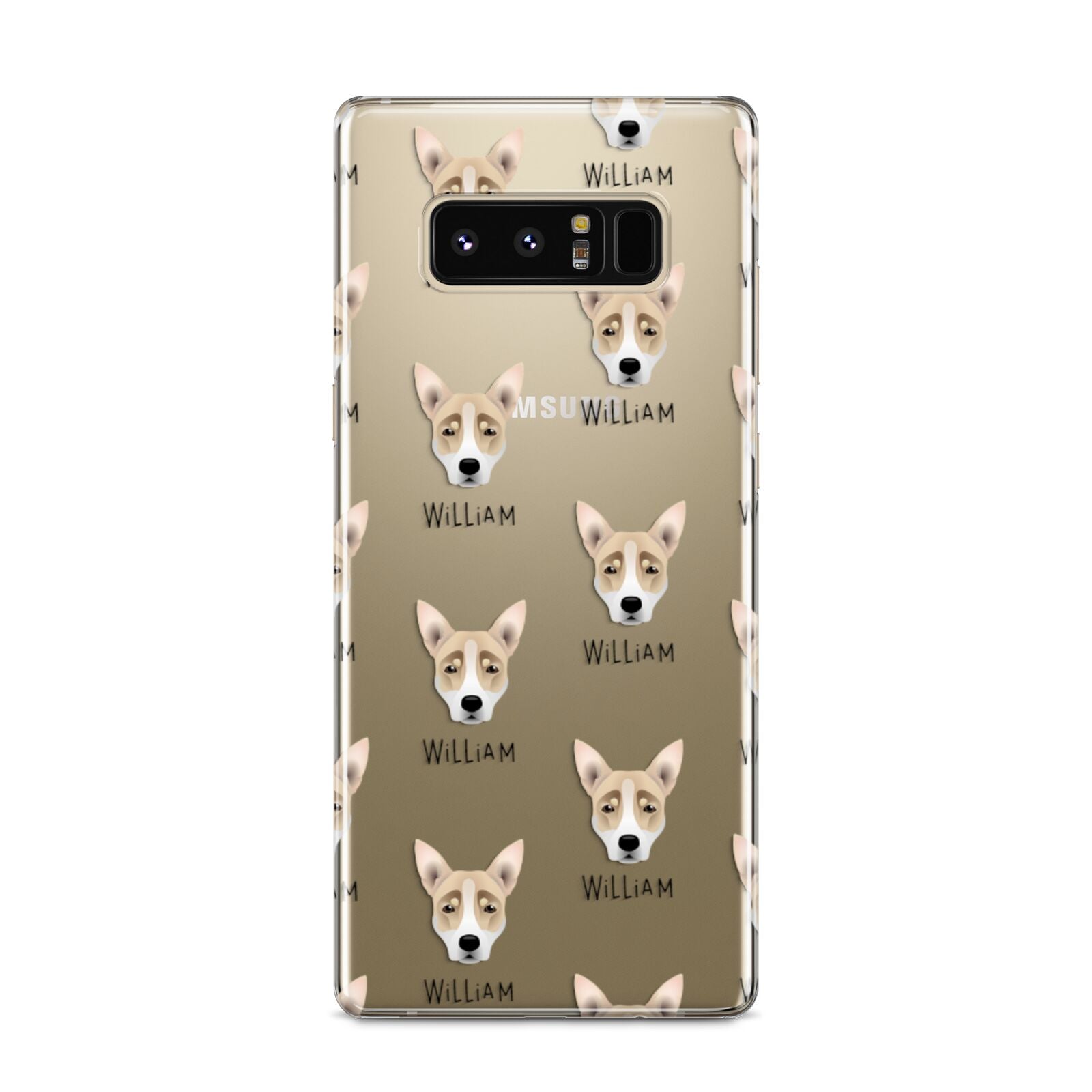Australian Working Kelpie Icon with Name Samsung Galaxy S8 Case