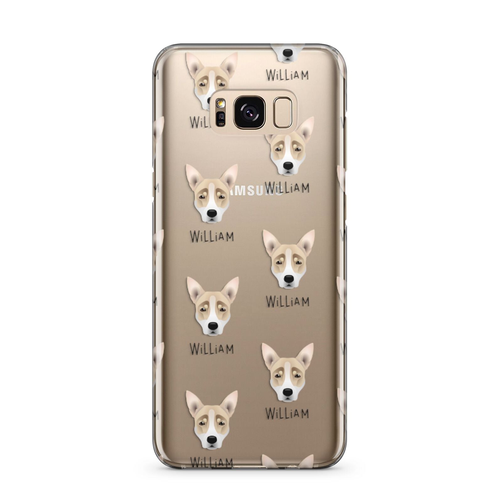 Australian Working Kelpie Icon with Name Samsung Galaxy S8 Plus Case