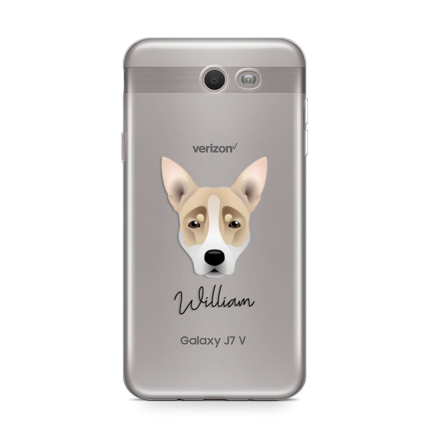 Australian Working Kelpie Personalised Samsung Galaxy J7 2017 Case