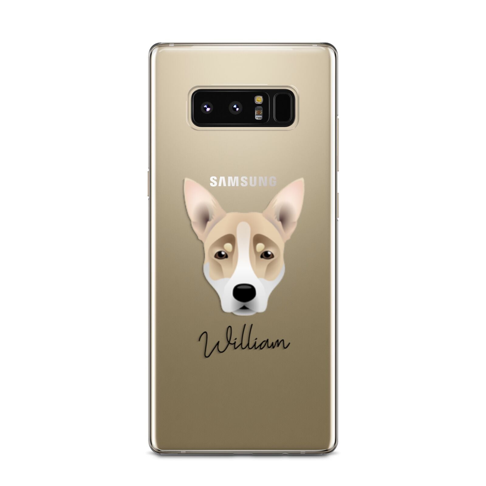 Australian Working Kelpie Personalised Samsung Galaxy Note 8 Case
