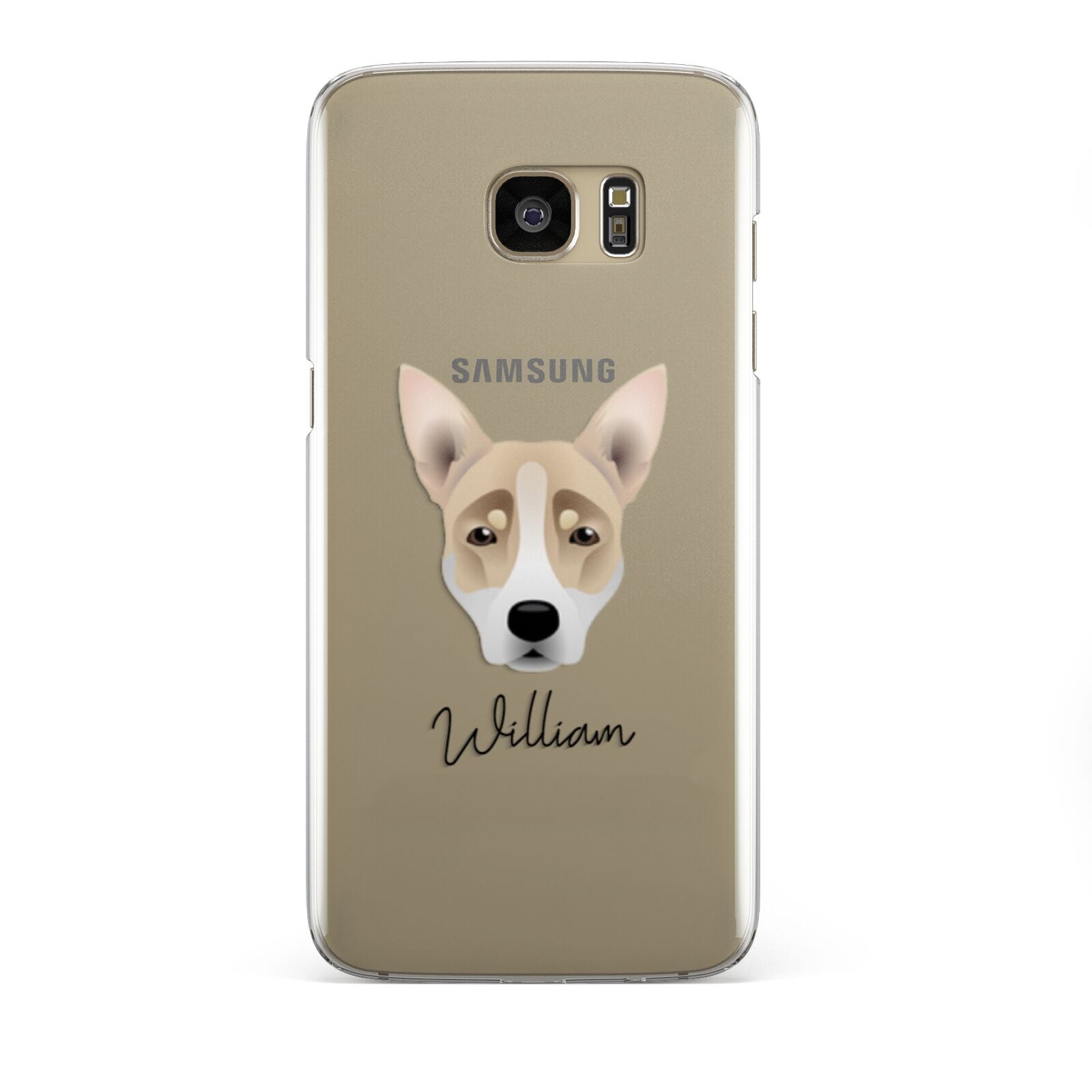 Australian Working Kelpie Personalised Samsung Galaxy S7 Edge Case
