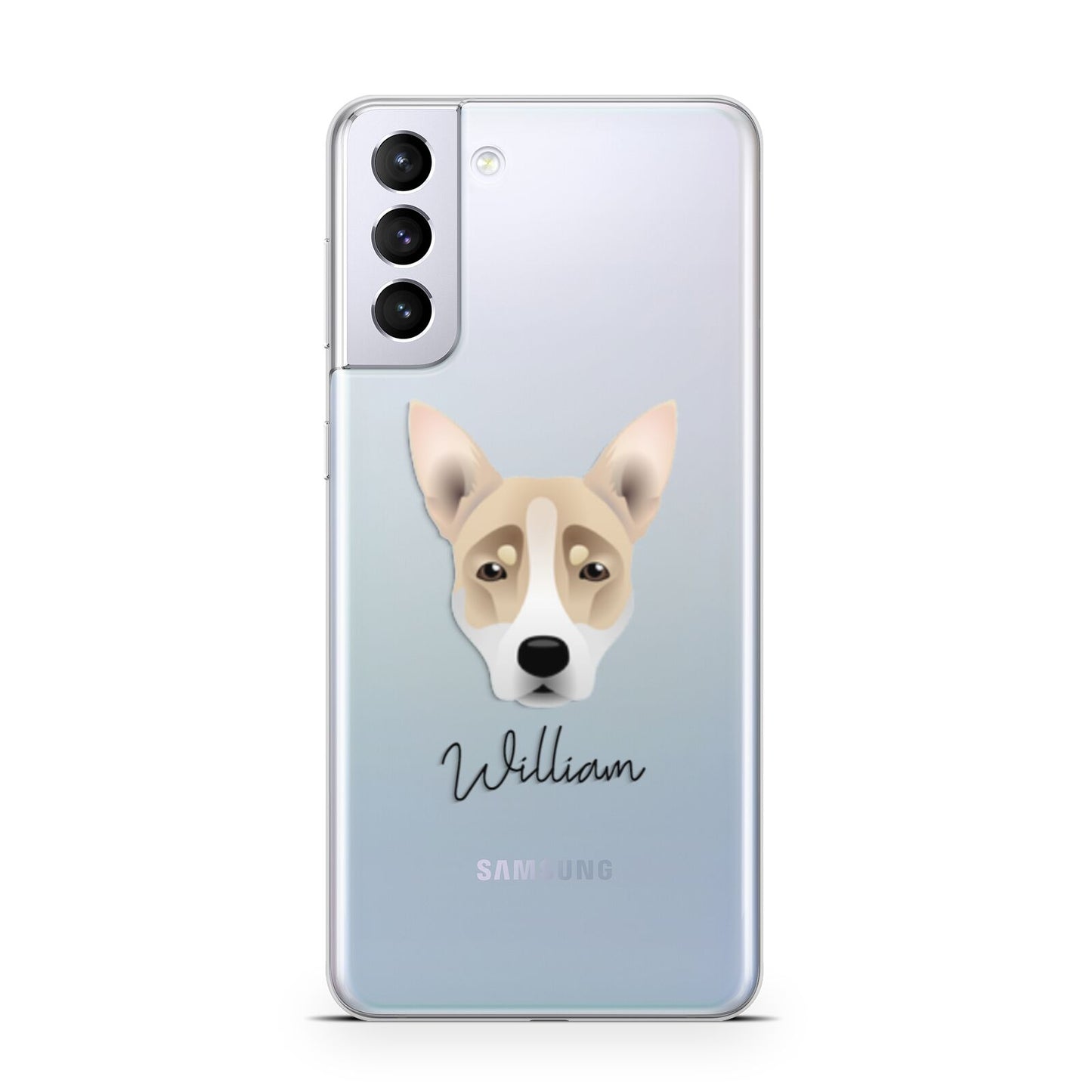Australian Working Kelpie Personalised Samsung S21 Plus Phone Case