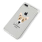 Australian Working Kelpie Personalised iPhone 8 Plus Bumper Case on Silver iPhone Alternative Image