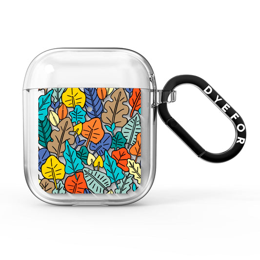 Autumn Leaves AirPods Clear Case