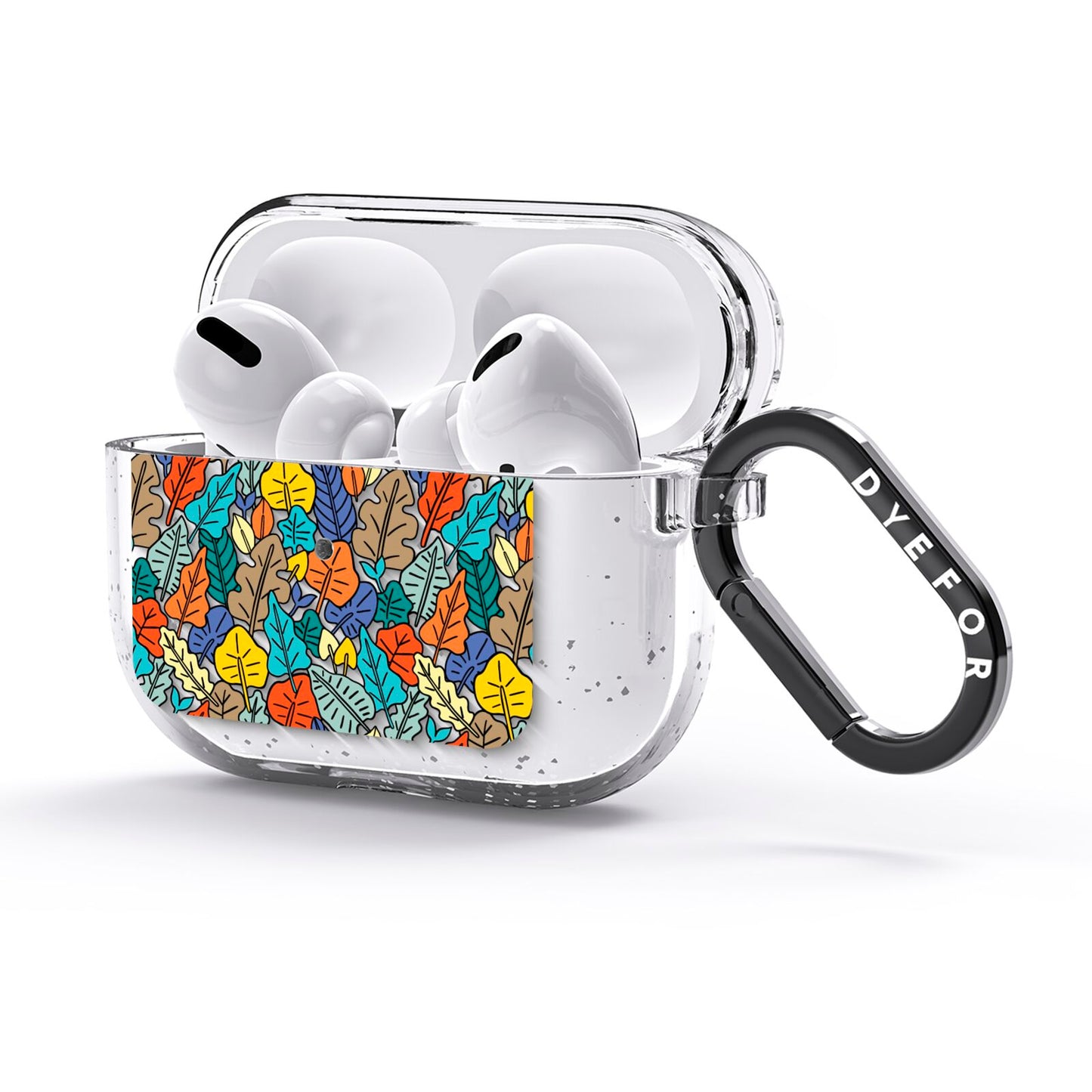 Autumn Leaves AirPods Glitter Case 3rd Gen Side Image