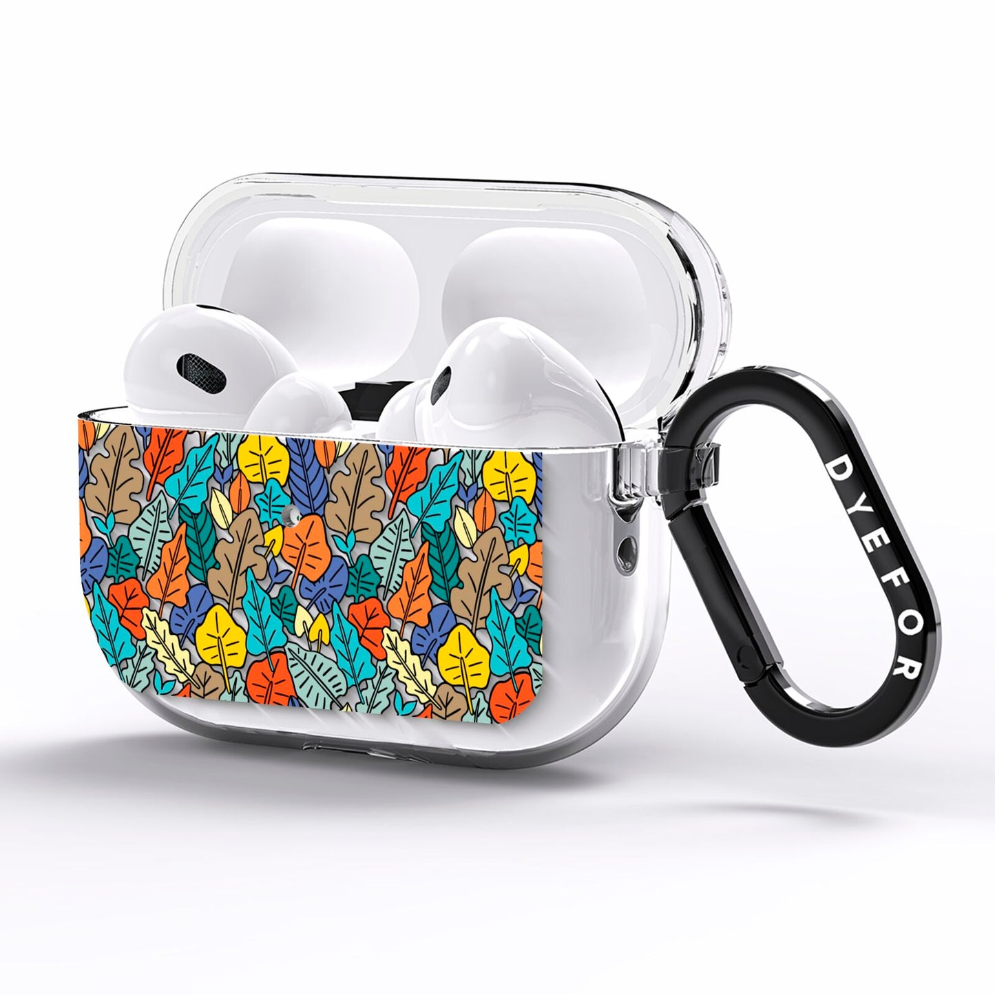 Autumn Leaves AirPods Pro Clear Case Side Image