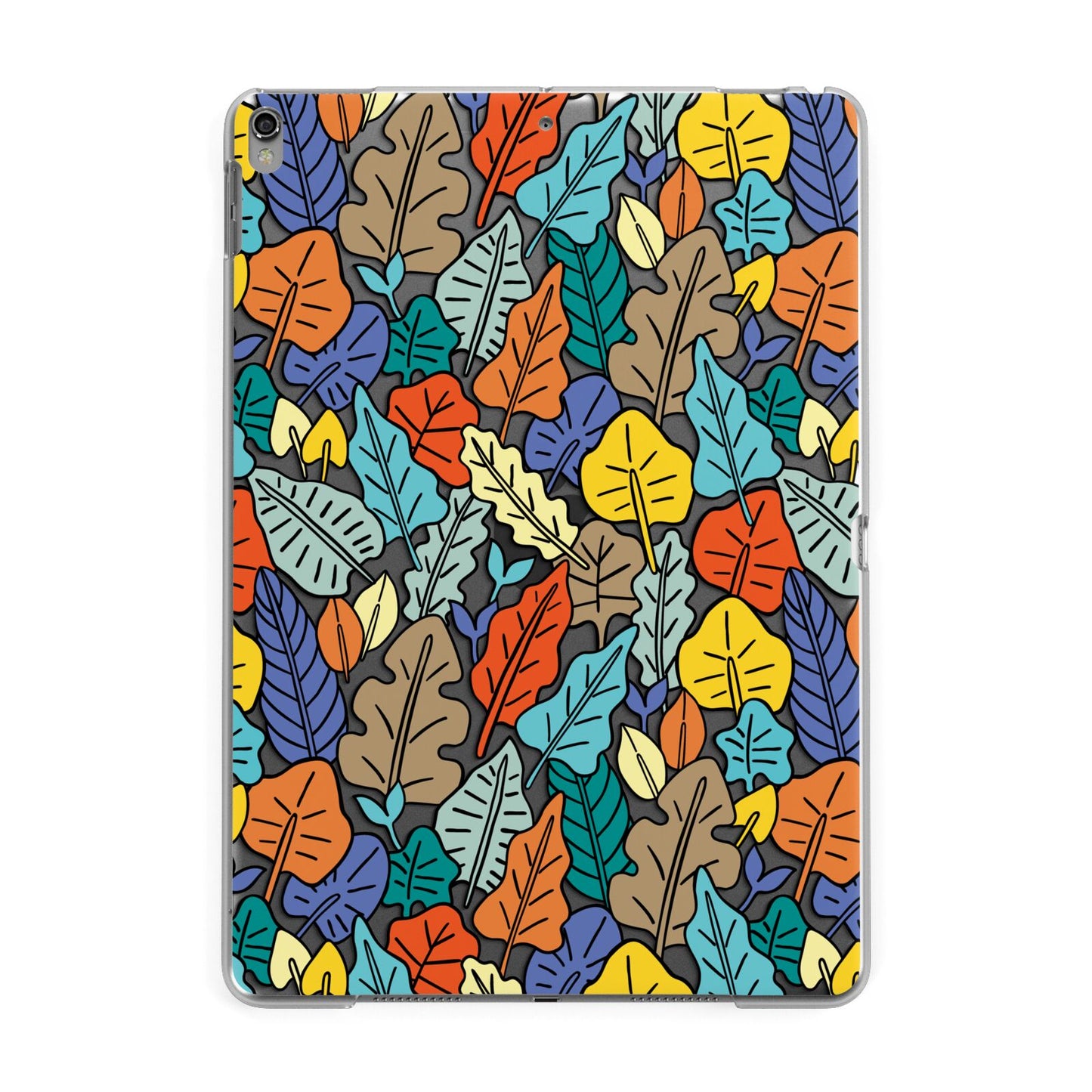 Autumn Leaves Apple iPad Grey Case
