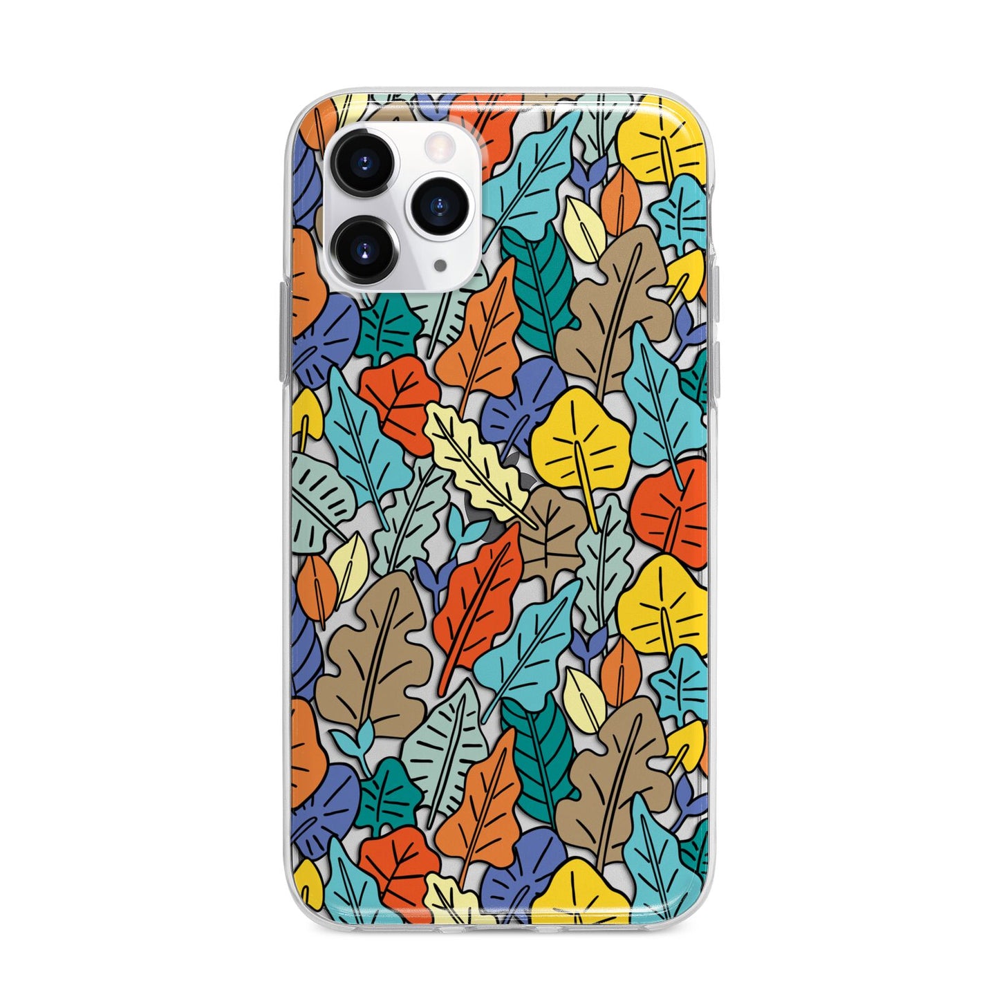Autumn Leaves Apple iPhone 11 Pro in Silver with Bumper Case