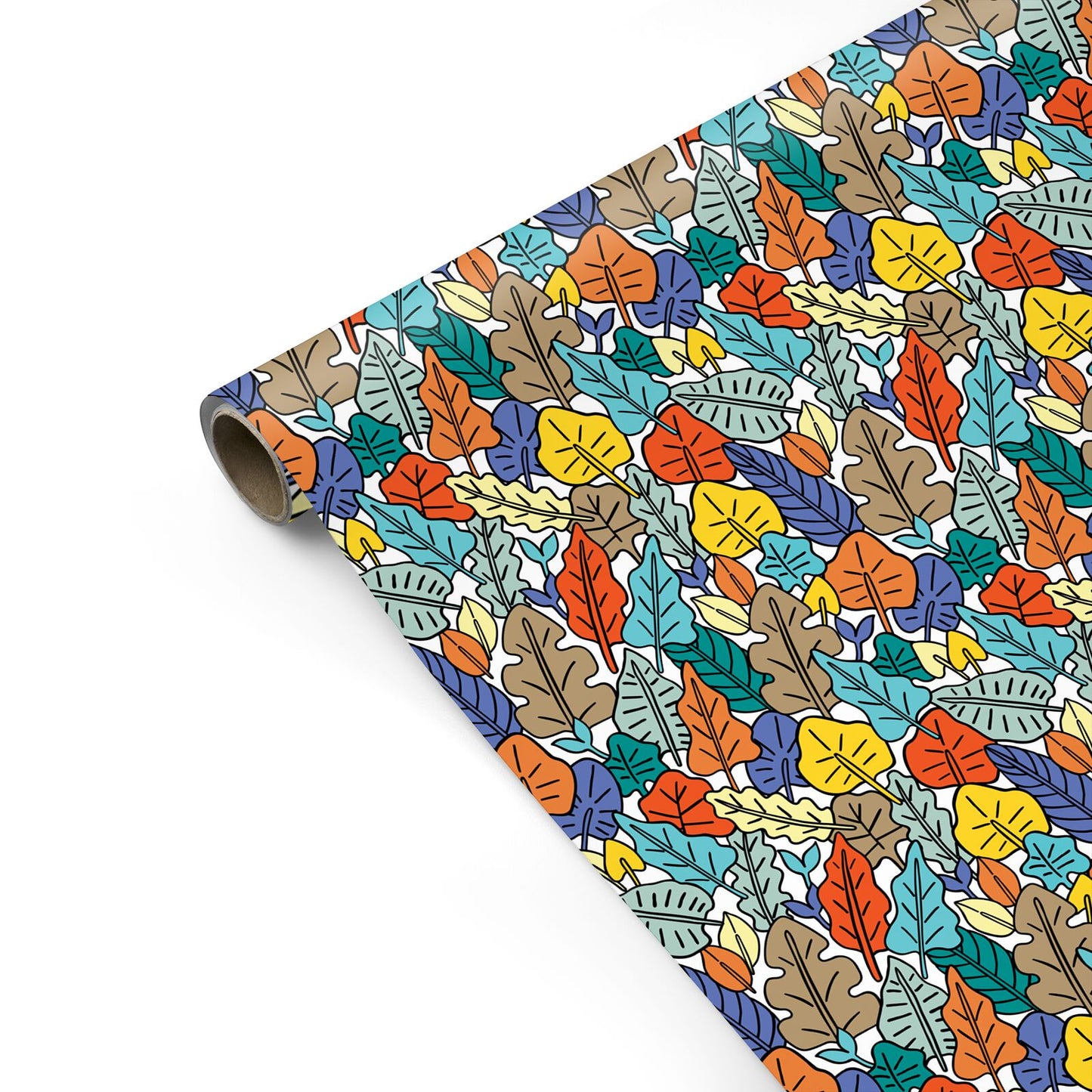 Autumn Leaves Personalised Gift Wrap